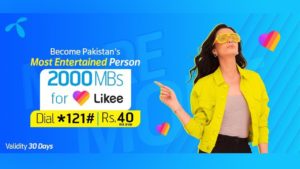 Likee and Telenor Pakistan Announce Exclusive Data Bundles