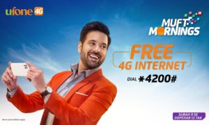 Ufone 4G Offers Industry-First Unlimited Free Internet