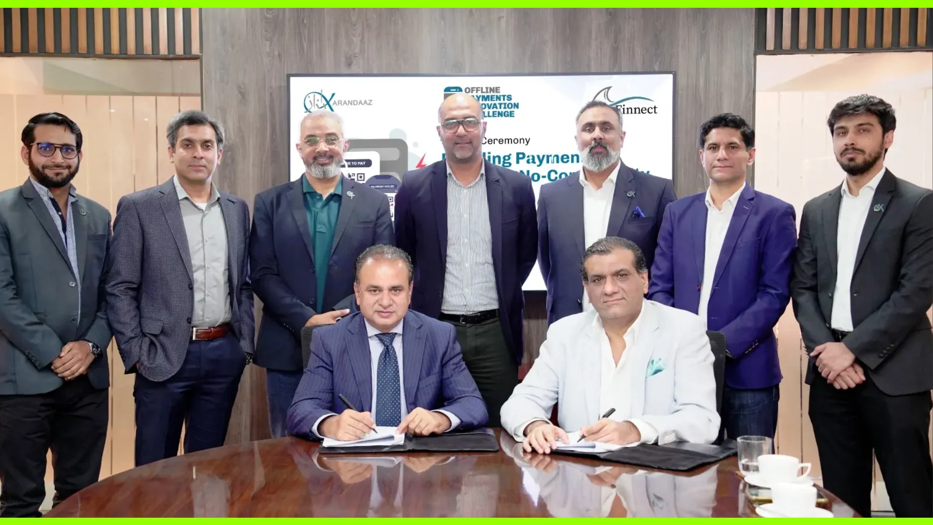 karandaaz, finnect sign MoU