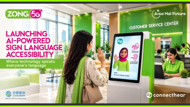 Zong, ConnectHear launch AI sign-language service